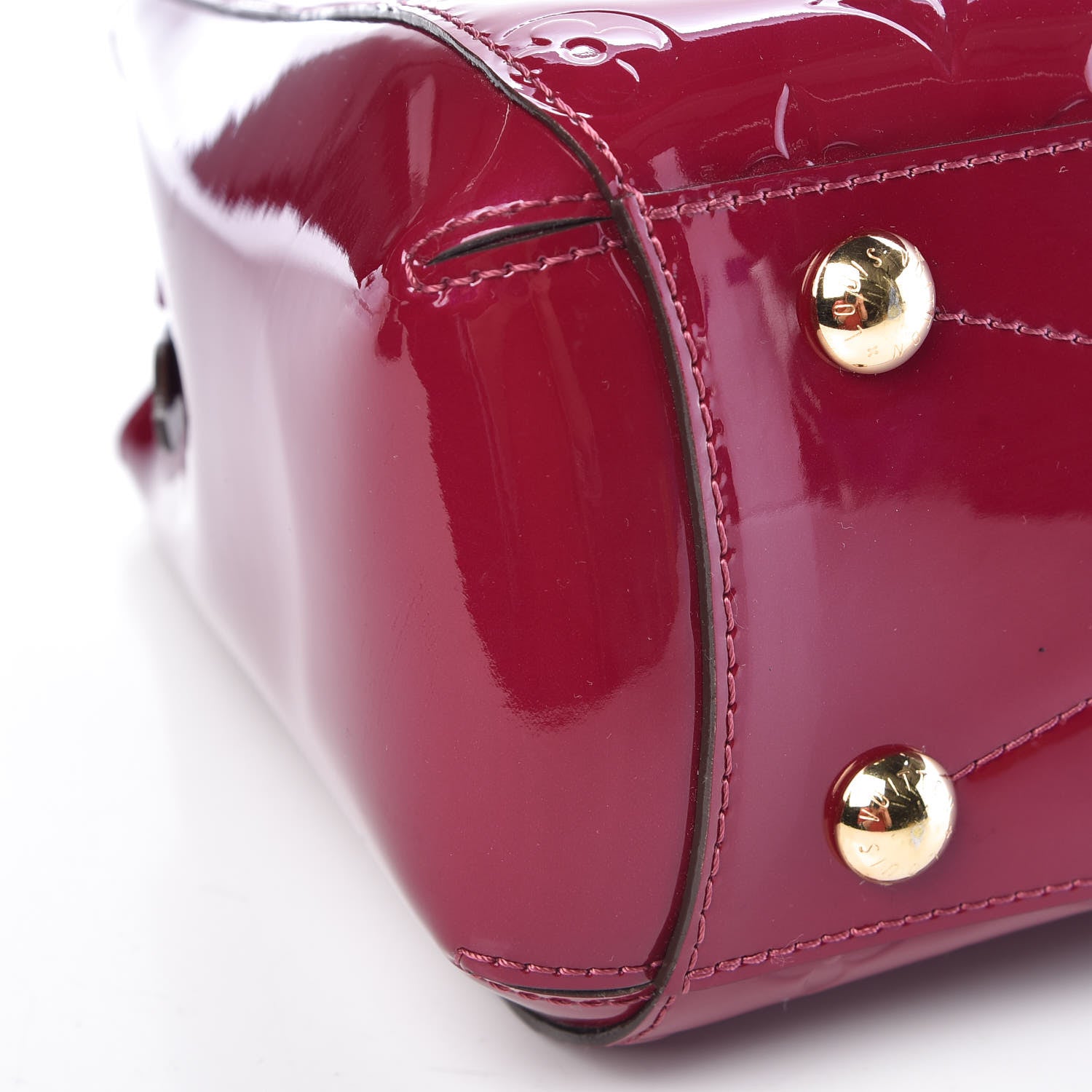 Louis Vuitton Vernis Montaigne BB Magenta 9 of 10