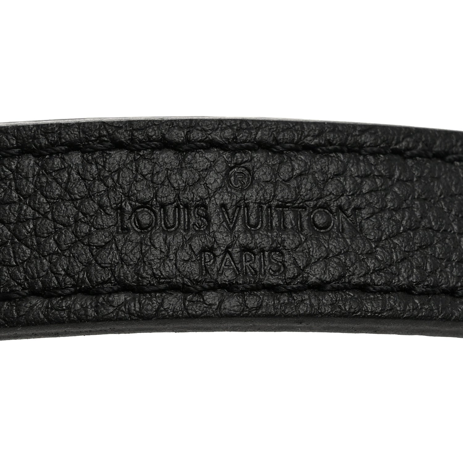 Louis Vuitton Calfskin Buci Shoulder Strap Black 3 of 4