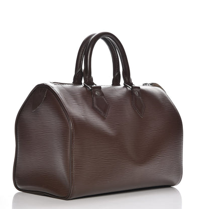 Louis Vuitton Epi Speedy 25 Moka 3 of 9