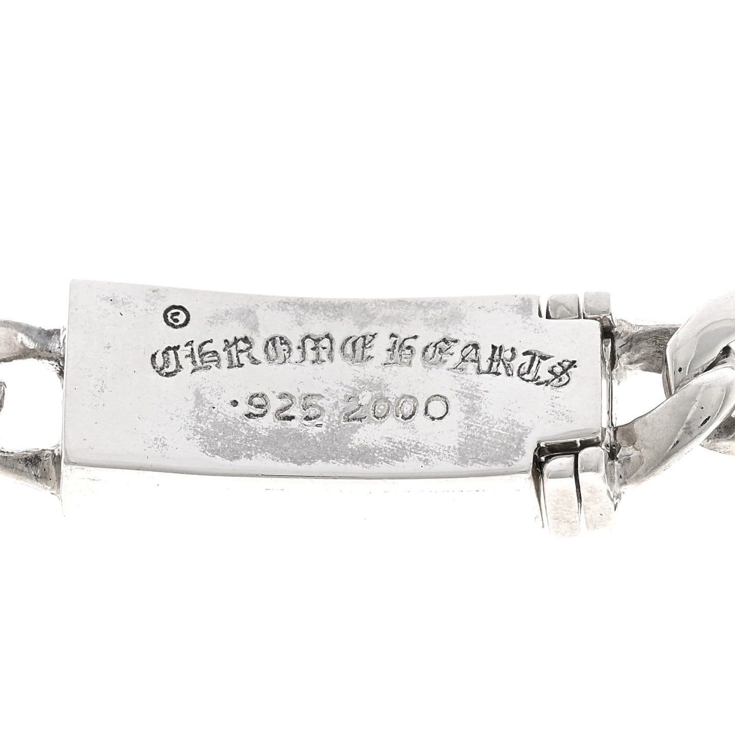 Sterling Silver Bella Mini ID Choker Necklace
