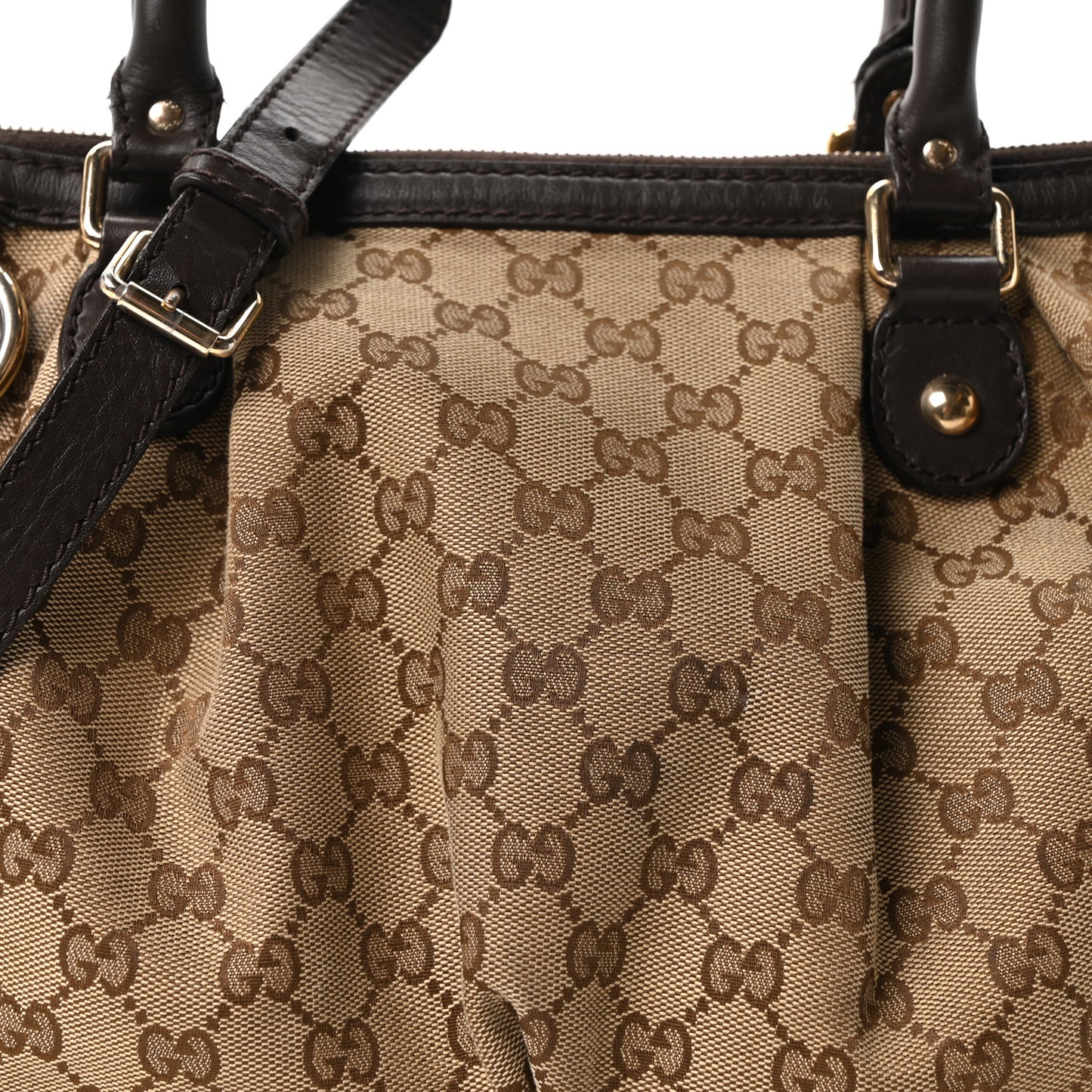 Monogram Medium Sukey Top Handle Dark Brown