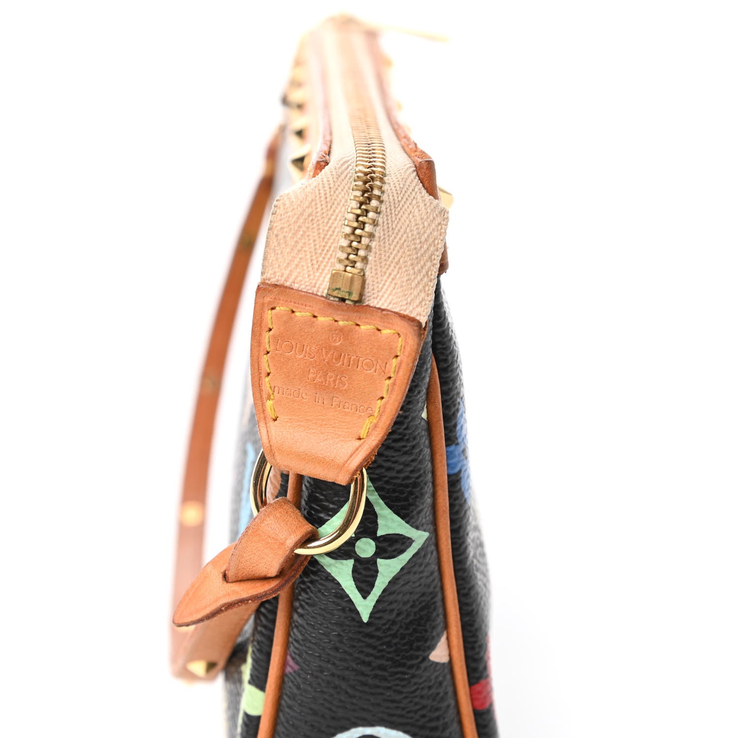 Louis Vuitton Monogram Multicolor Pochette Accessories Black 8 of 11