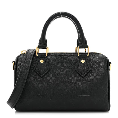 Louis Vuitton Empreinte Monogram Nano Speedy Black 1 of 8