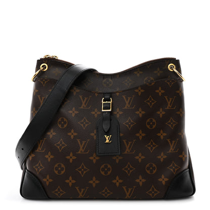 Louis Vuitton Monogram Odeon MM Black 1 of 13