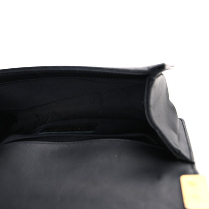 Chanel Lambskin Chevron Quilted Small Boy Flap Black 5 of 10