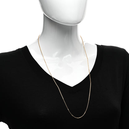 Van Cleef & Arpels 18K Yellow Gold Trace Chain 70cm 2 of 6