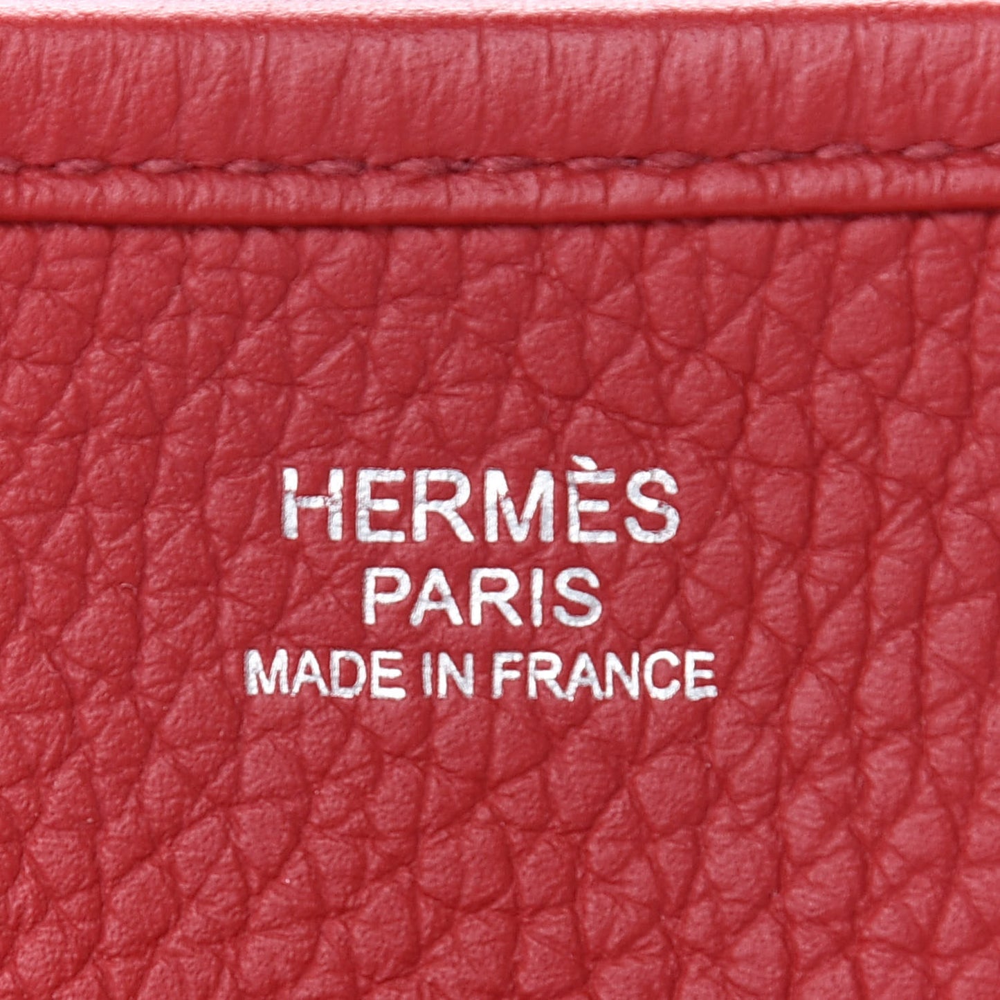 Taurillon Clemence Evelyne III PM Rouge Garance