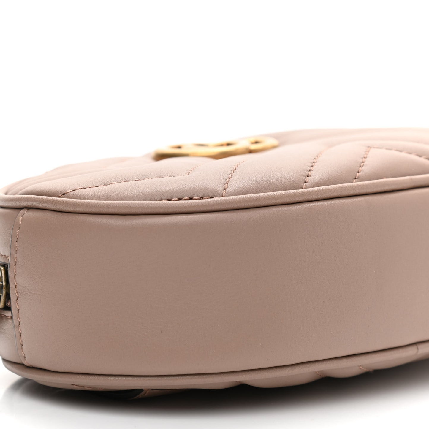 Calfskin Matelasse GG Marmont Belt Bag 75 30 Porcelain Rose