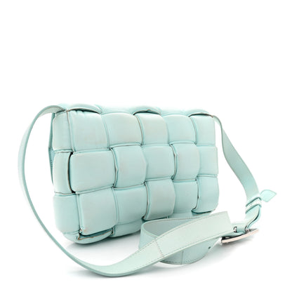 Bottega Veneta Paper Calfskin Maxi Intreccio Padded Cassette Crossbody Bag Spearmint 3 of 22