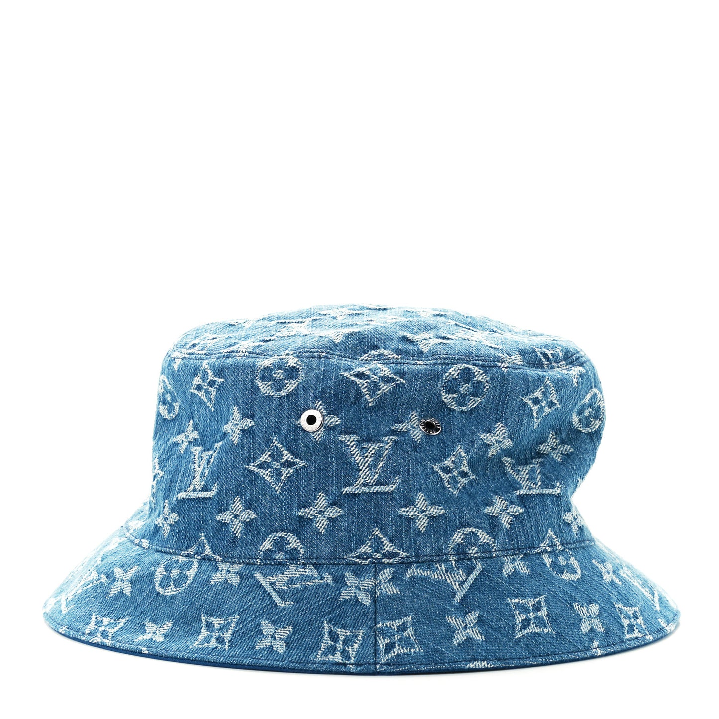 Monogram Denim Transformable Bob Bucket Hat 58 Blue