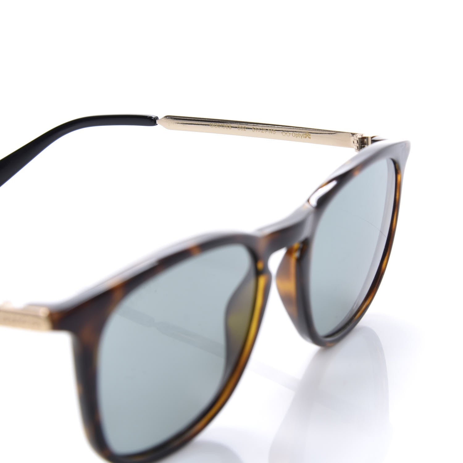 Gucci Acetate Web Sunglasses GG0136S Tortoise 6 of 6