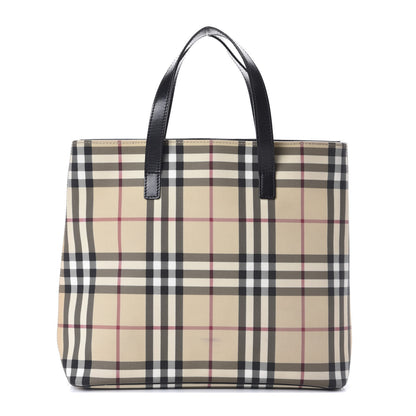 Burberry House Check Medium Tote Black 1 of 10