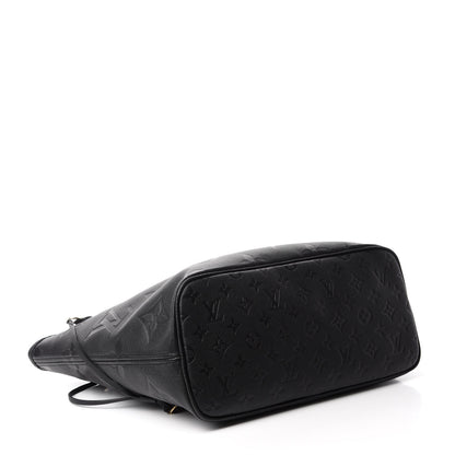 Louis Vuitton Empreinte Monogram Giant Neverfull MM Black 4 of 9