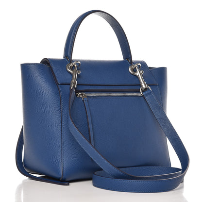 Celine Baby Grained Calfskin Micro Belt Bag Lazuli 3 of 6