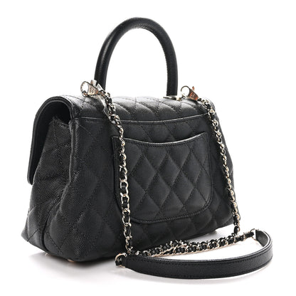 Chanel Caviar Quilted Mini Coco Handle Flap Black 3 of 11