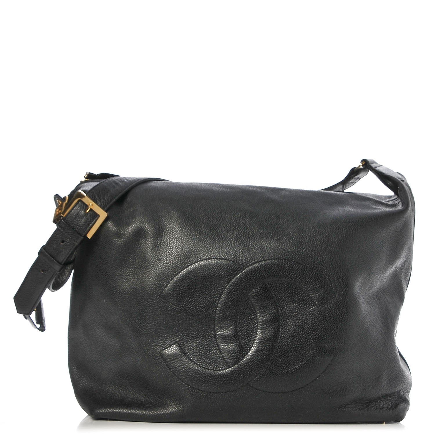 Chanel Caviar CC Hobo Black 1 of 9
