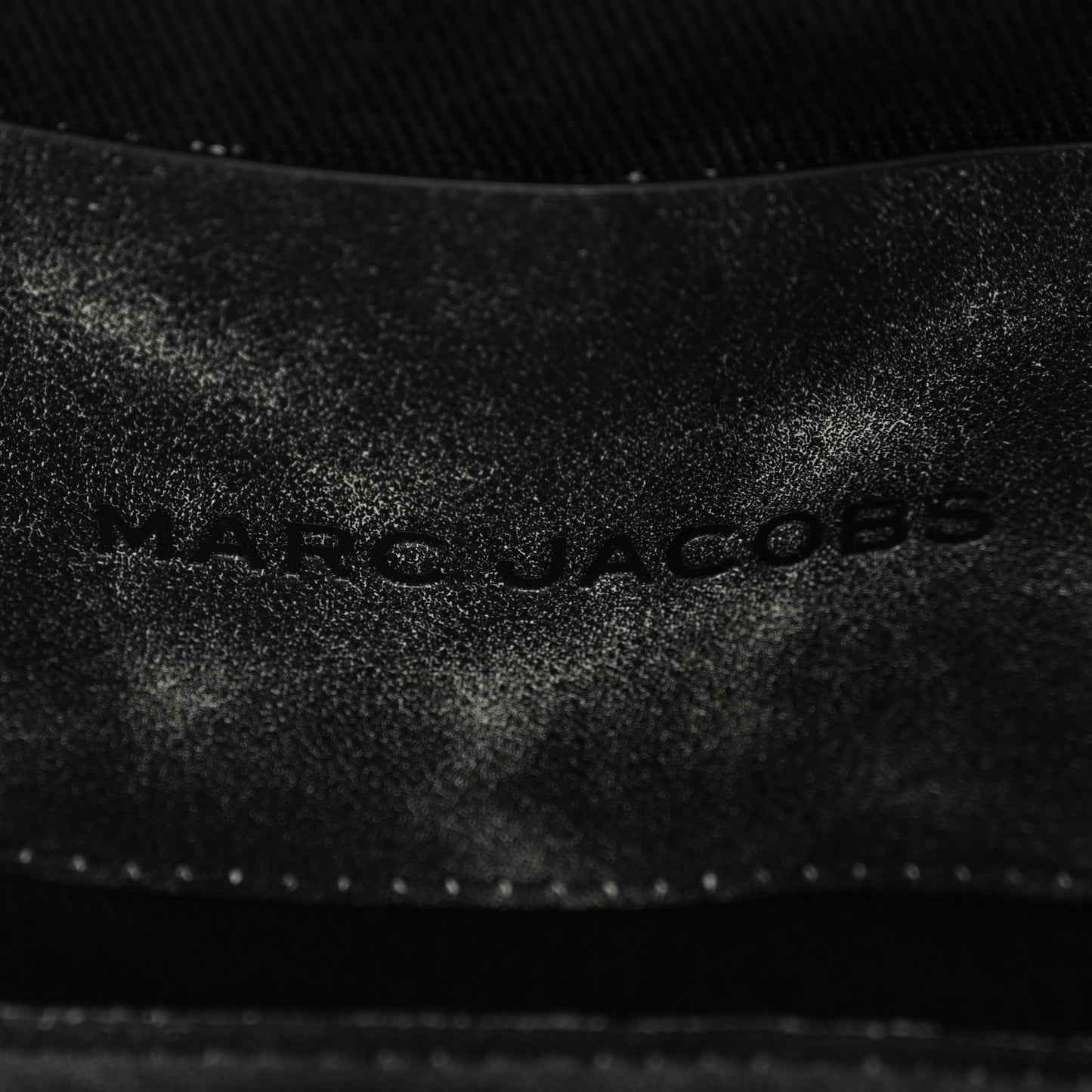 Distressed Calfskin Medium The Tote Bag Black