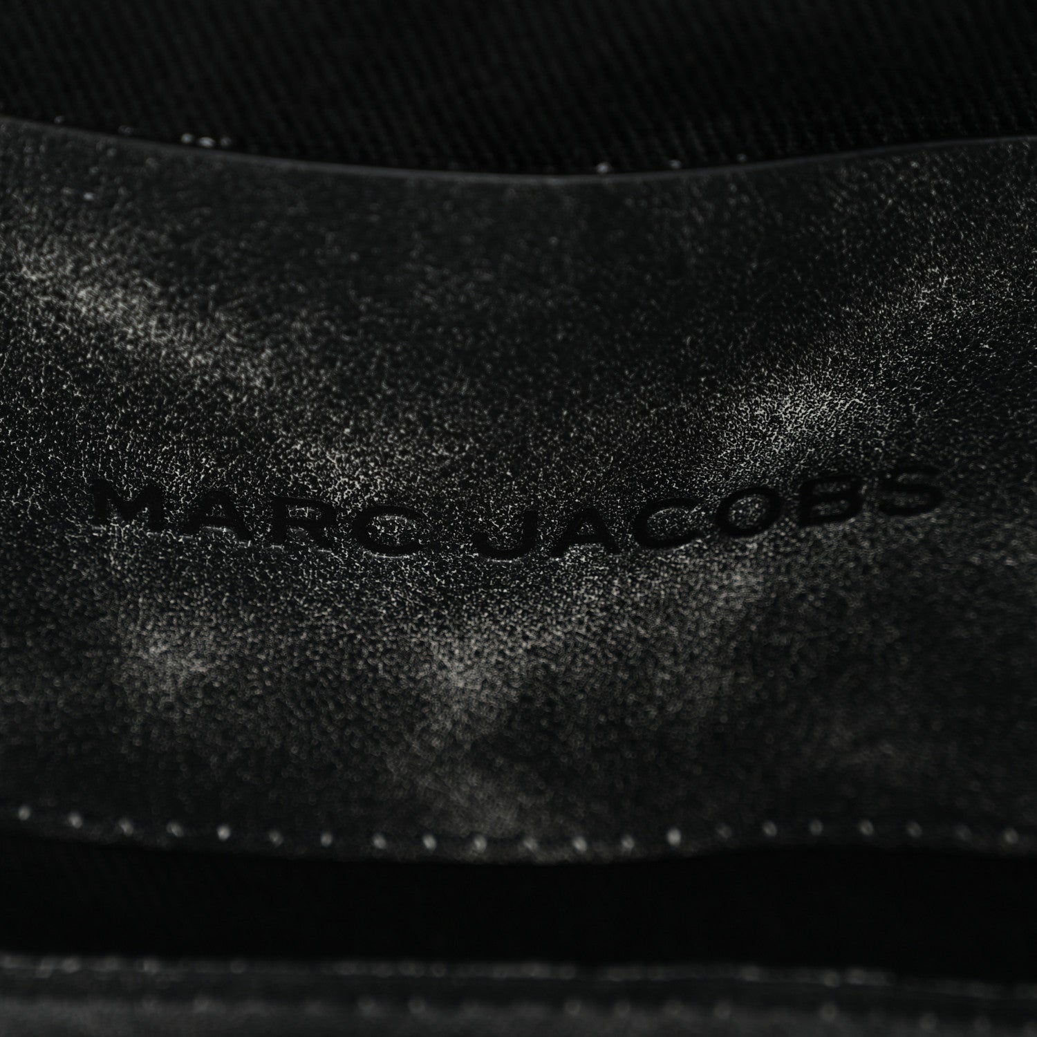 Marc Jacobs Distressed Calfskin Medium The Tote Bag Black 6 of 12