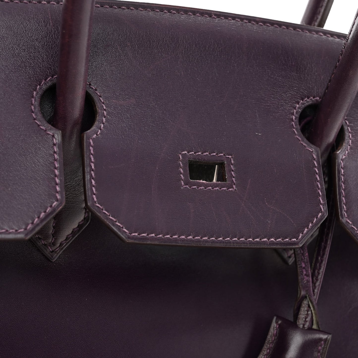 Box Birkin 35 Raisin