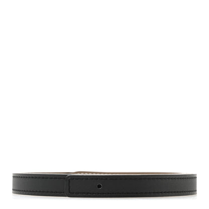 Hermes Swift Epsom 13mm Belt Strap 80 32 Black Etoupe 1 of 5
