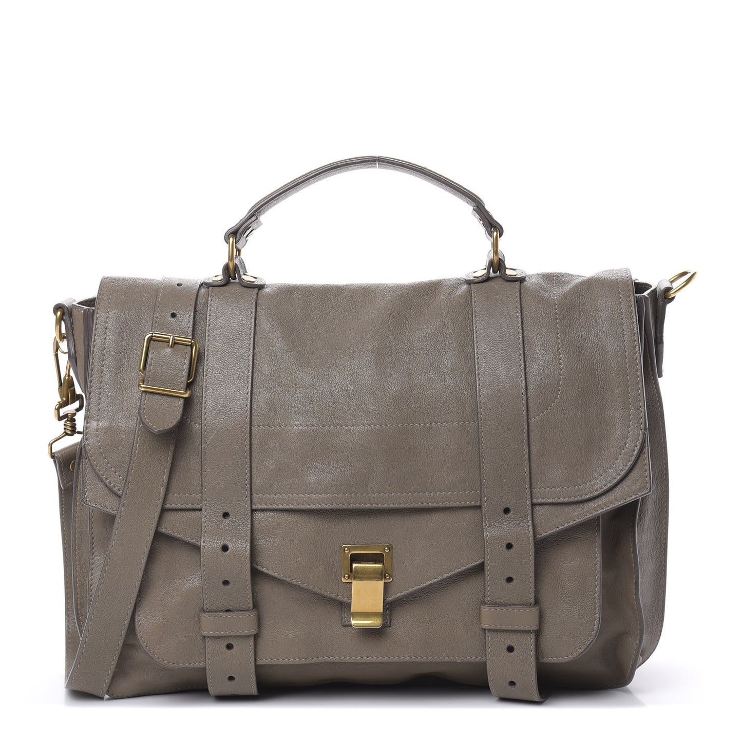 Lambskin Large PS1 Satchel Smoke