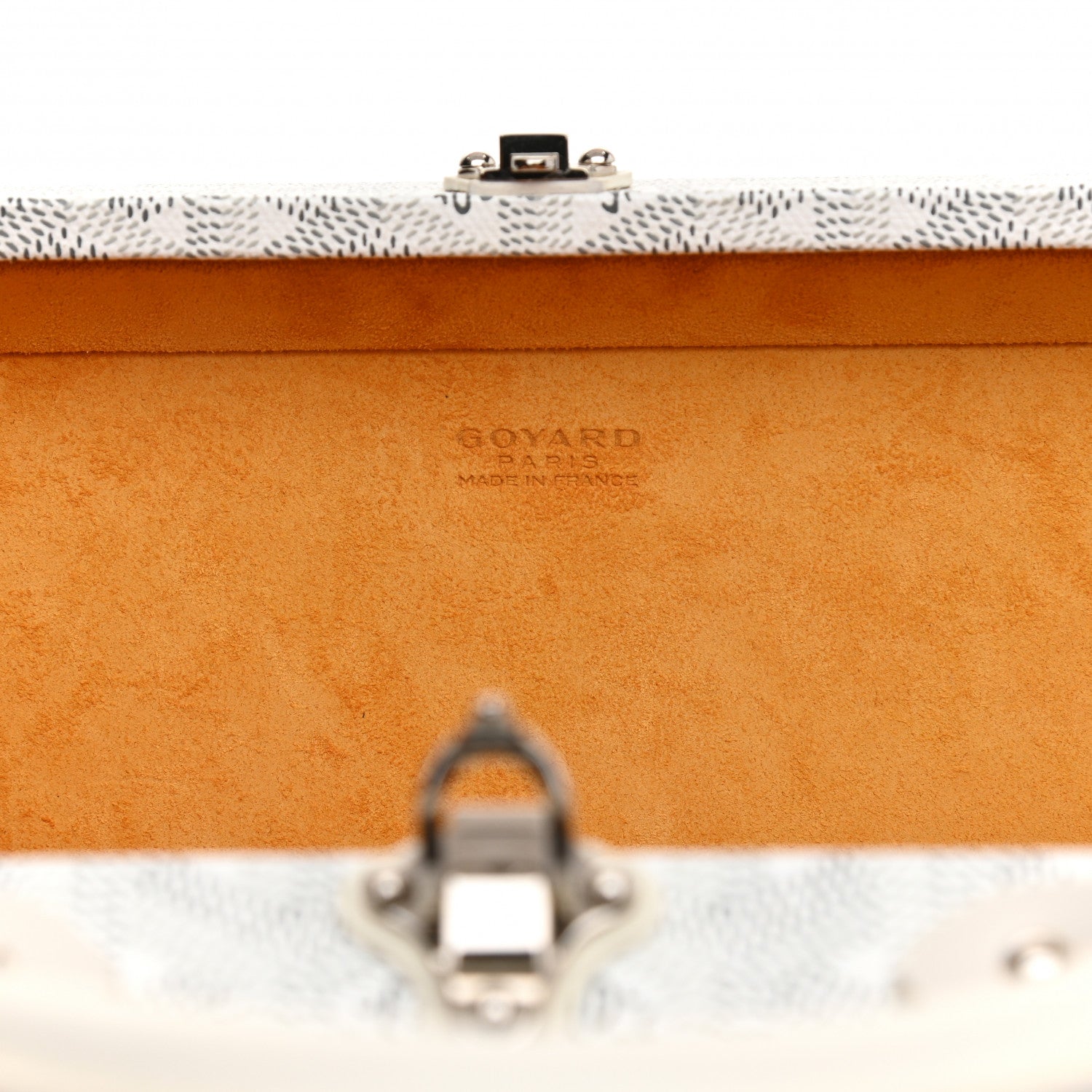 Goyard Goyardine Grand Hotel Trunk White 7 of 11