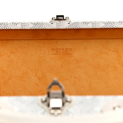 Goyard Goyardine Grand Hotel Trunk White 7 of 11