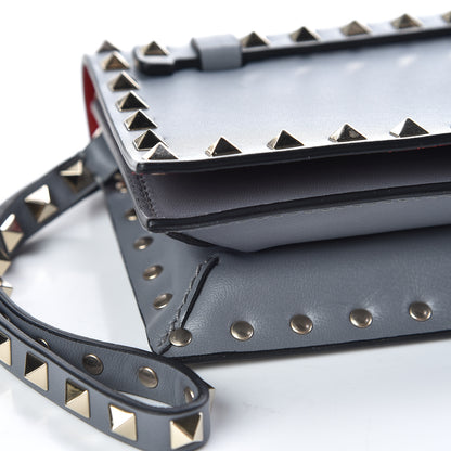 Valentino Garavani Nappa Small Rockstud Wristlet Clutch Light Stone 7 of 8