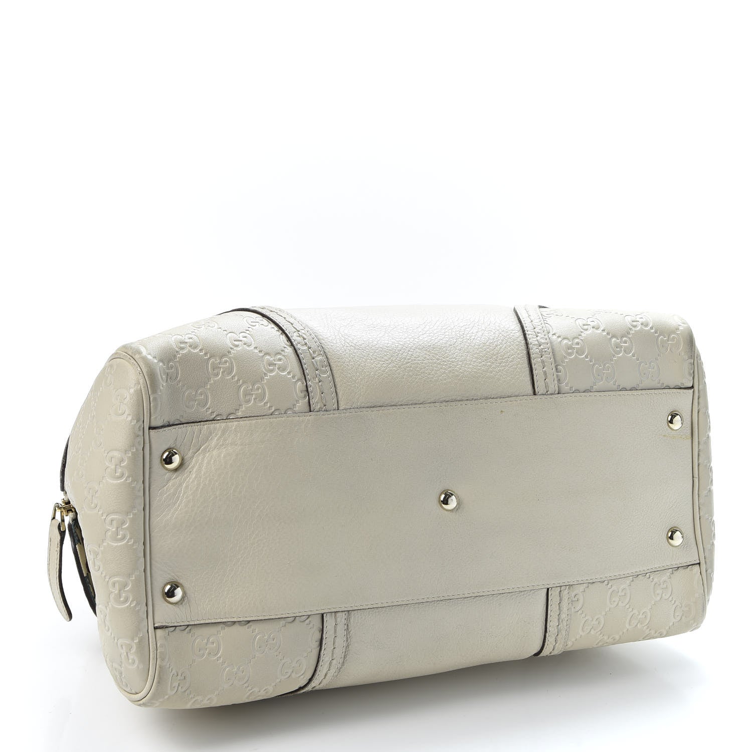 Gucci Guccissima Signoria Large Dome Bag Off White 3 of 11