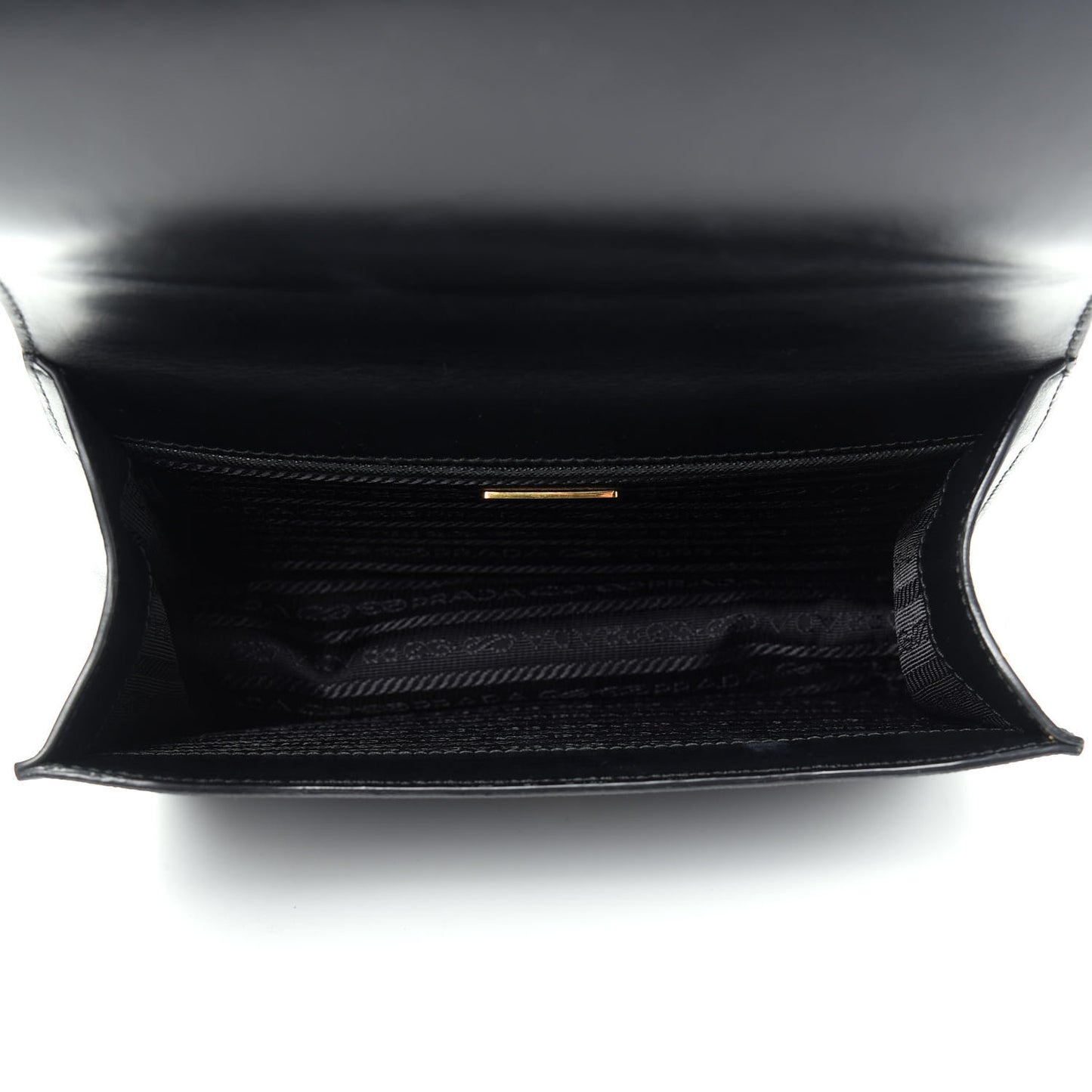 Saffiano Soft Calfskin Chain Crossbody Bag Black