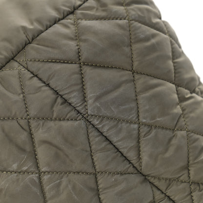 Chanel Nylon Quilted Large Coco Cocoon Tote Khaki 11 of 19