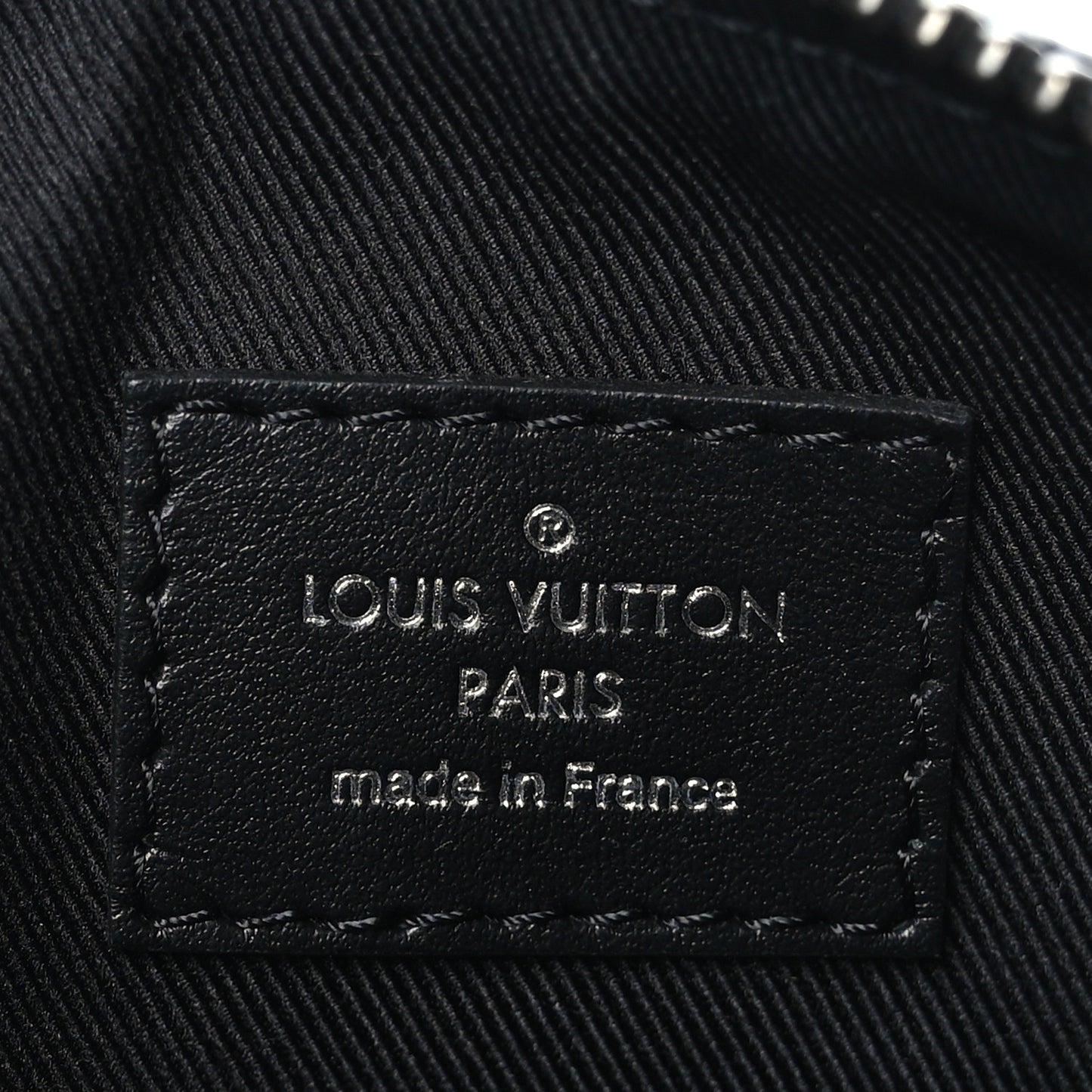 Reverse Monogram Eclipse Keepall XS Black