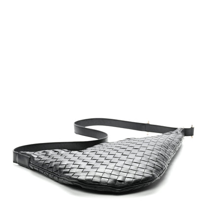 Bottega Veneta Calfskin Intrecciato Virgule Black 4 of 13
