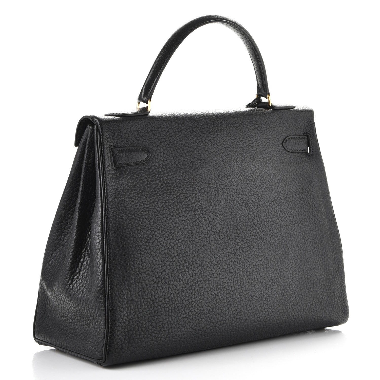 Hermes Taurillon Clemence Kelly Retourne 32 Black 3 of 35
