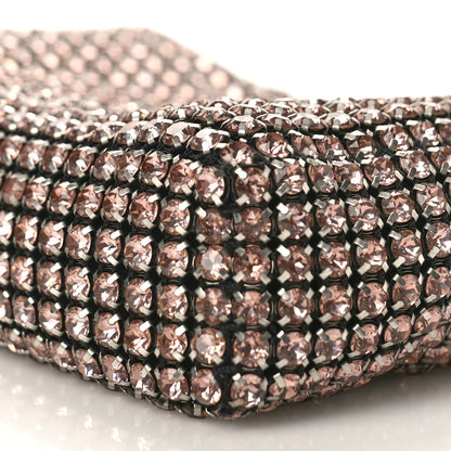Alexander Wang Mesh Crystal Rhinestone Mini Heiress Pouch Pink 8 of 10