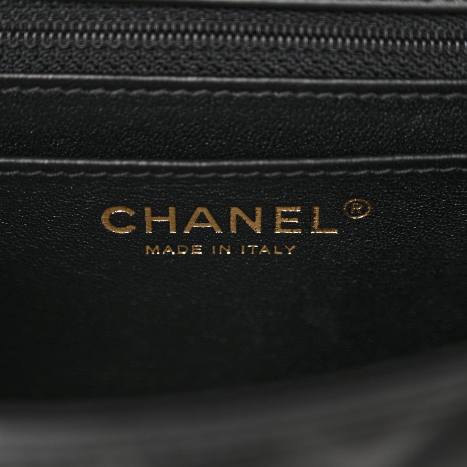 Chanel Lambskin Quilted Mini Square Flap Black 6 of 11