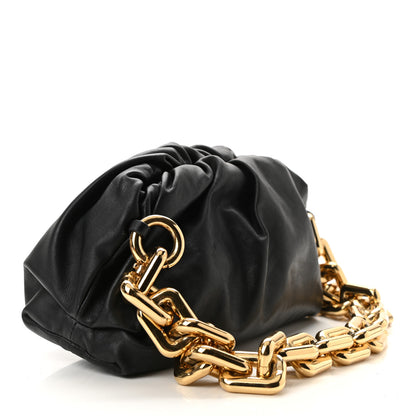 Bottega Veneta Calfskin The Pouch Chain Black 3 of 10