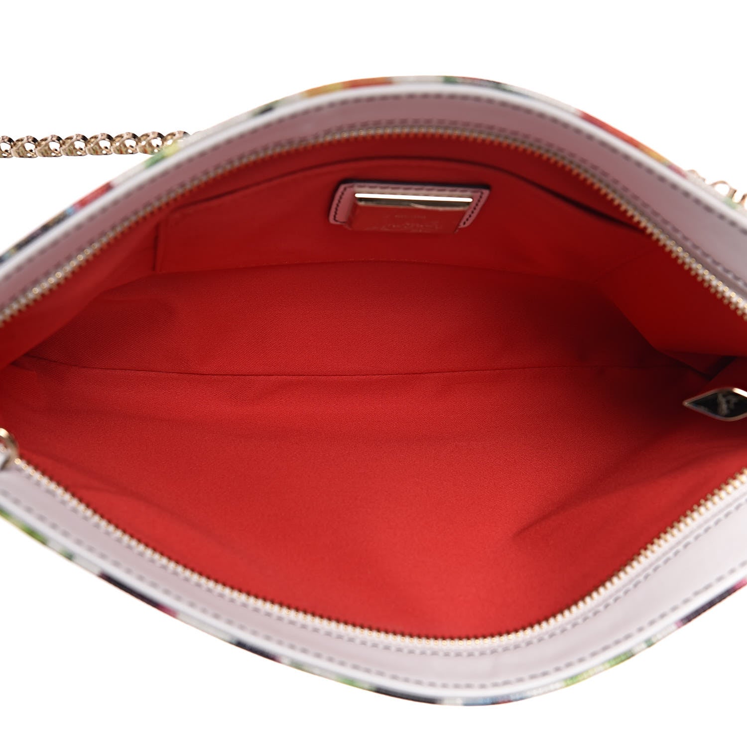 Christian Louboutin Patent Mosaique Studded Loubiposh Chain Clutch Multicolor 5 of 9