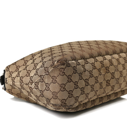 Gucci Monogram Medium Horsebit Chain Hobo Dark Brown 10 of 28