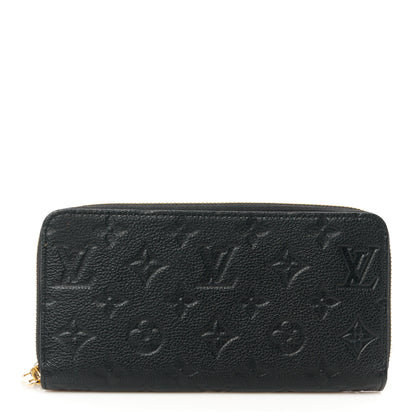 Louis Vuitton Empreinte Zippy Wallet Black 1 of 8
