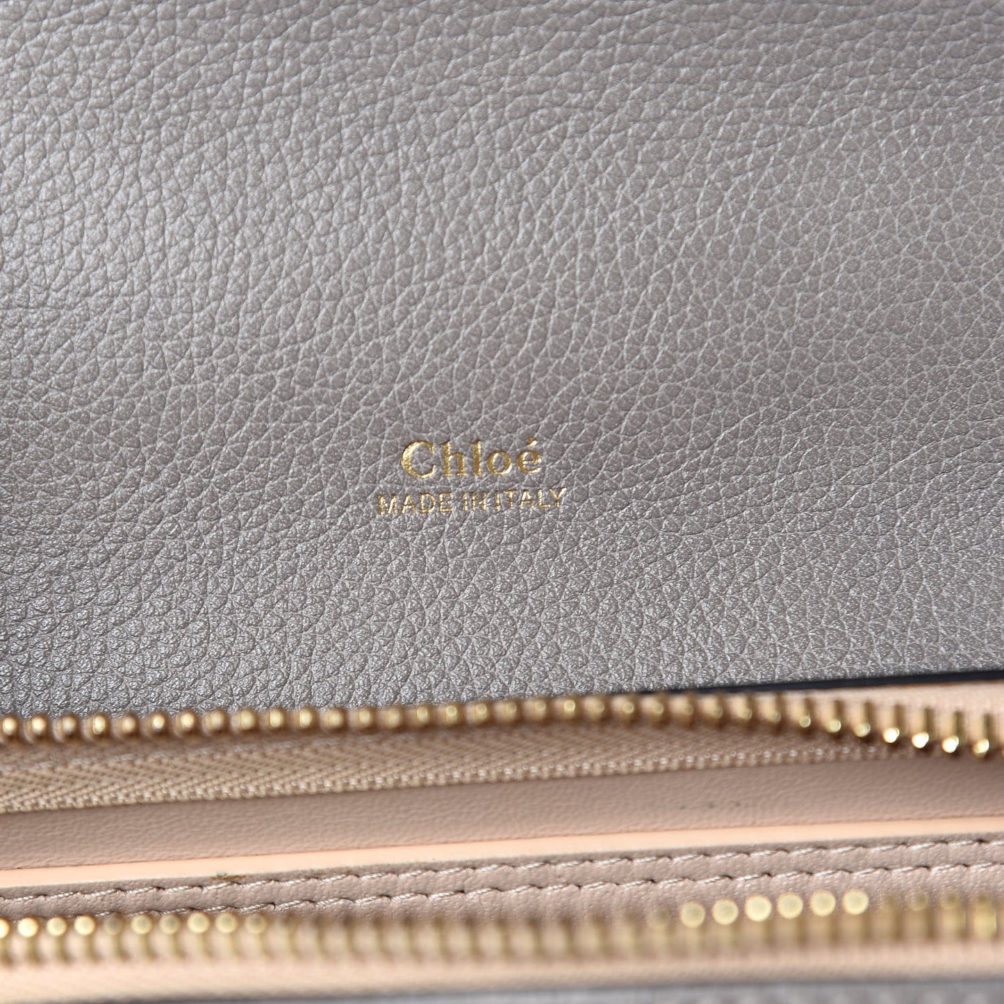 Calfskin Medium Clare Top Handle Bag Motty Grey