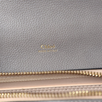 Chloe Calfskin Medium Clare Top Handle Bag Motty Grey 7 of 13