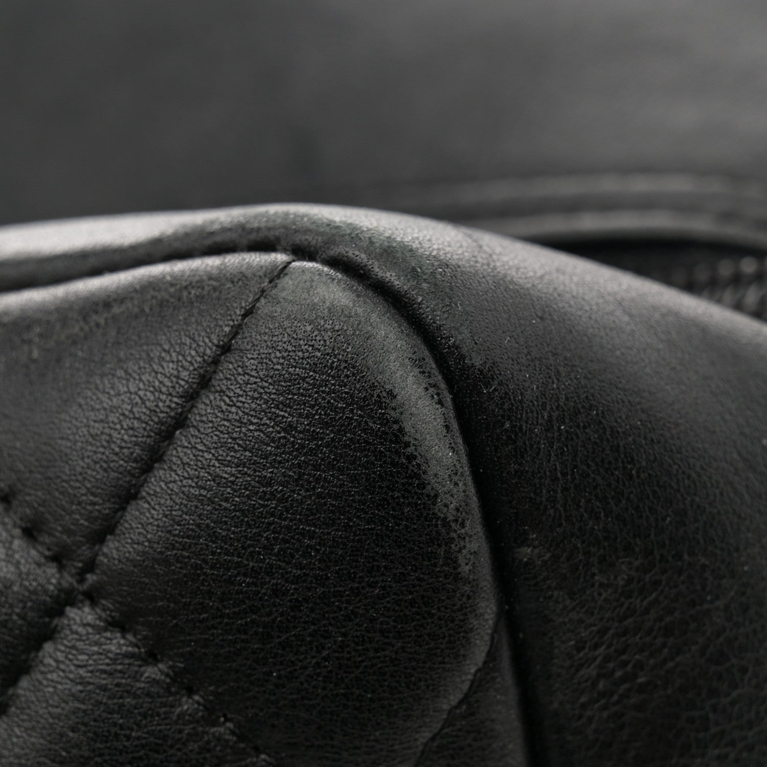 Chanel Calfskin Quilted Large Cambon Bowler Black 14 of 14