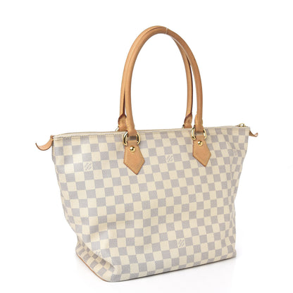 Louis Vuitton Damier Azur Saleya MM 2 of 12