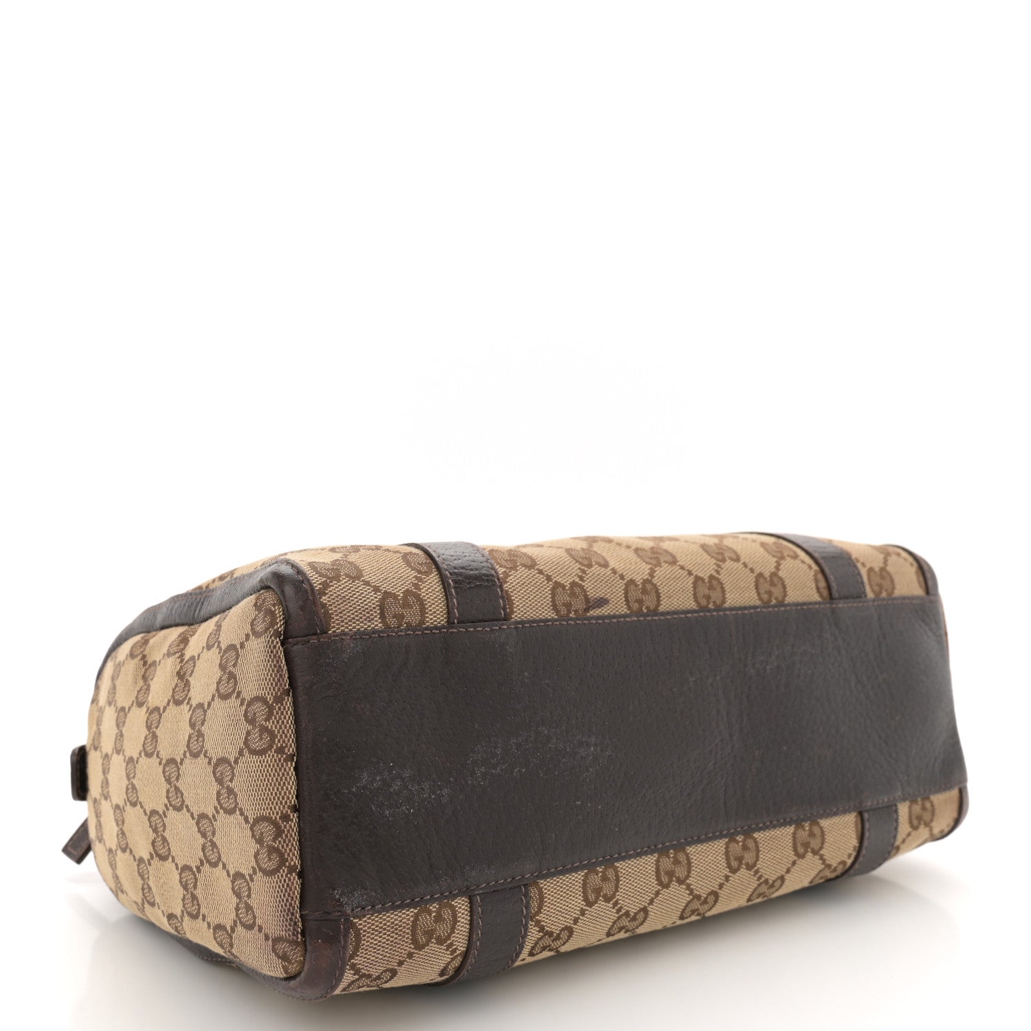 Gucci Monogram Small Abbey Boston Dark Brown 4 of 14