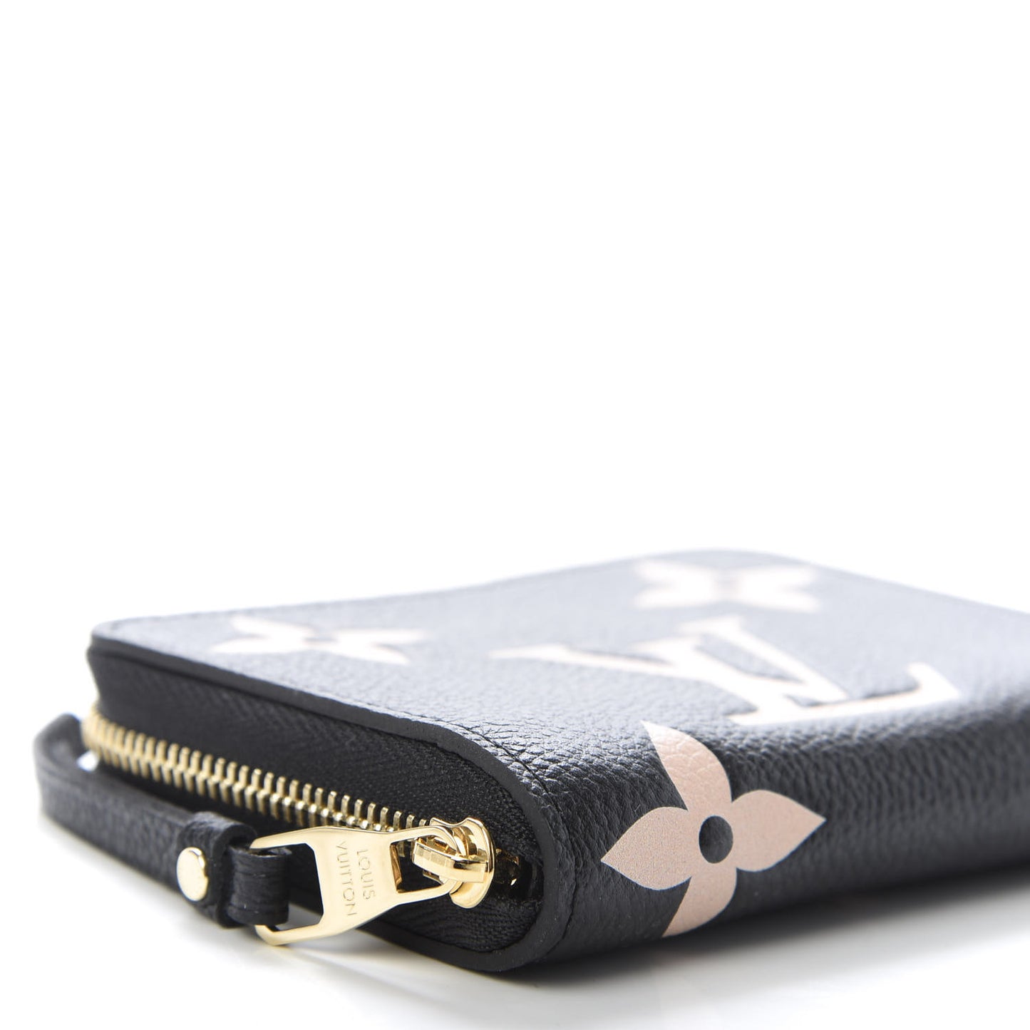 Empreinte Monogram Giant Zippy Coin Purse Black Beige