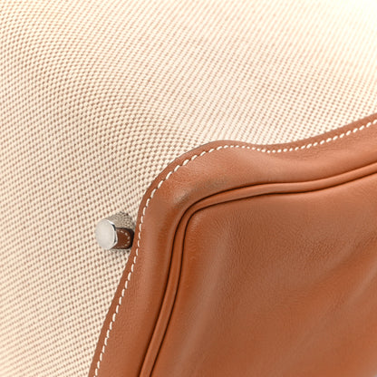 Hermes Toile Swift Kelly Retourne 32 Gold 17 of 18