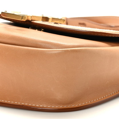 Saint Laurent Smooth Calfskin Cotton Canvas Small Kaia Satchel Natural Beige 9 of 9