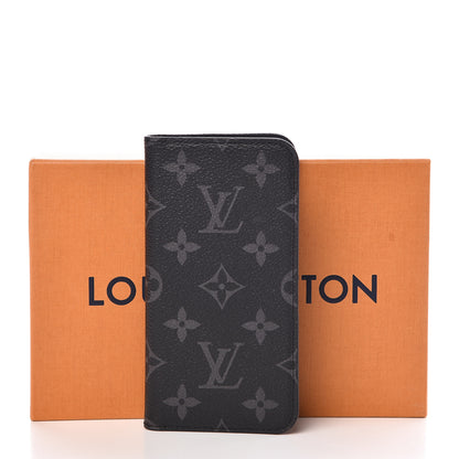 Louis Vuitton Monogram Eclipse iPhone X Folio Case 7 of 7