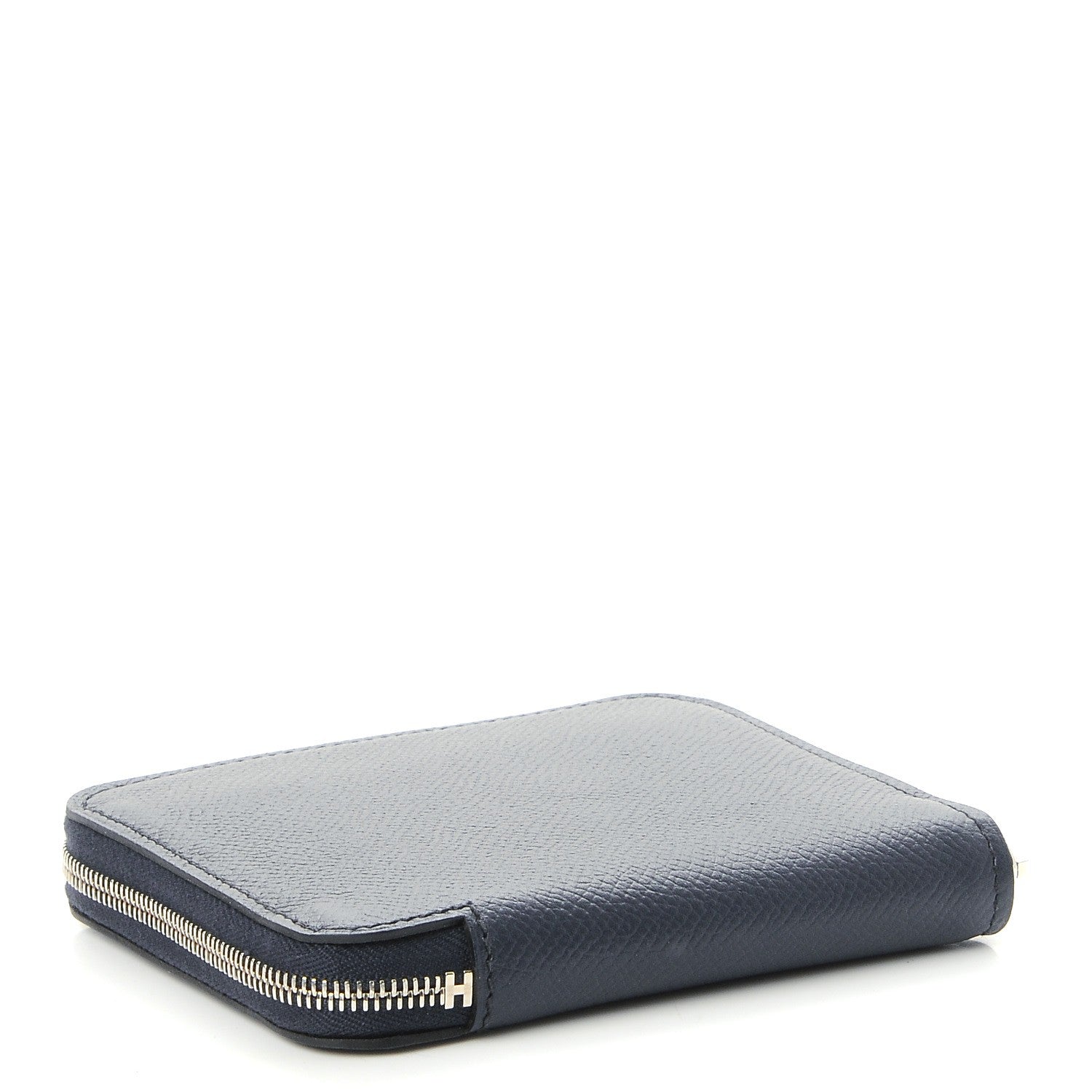 Hermes Epsom Silk'in Compact Wallet Bleu Indigo 4 of 8